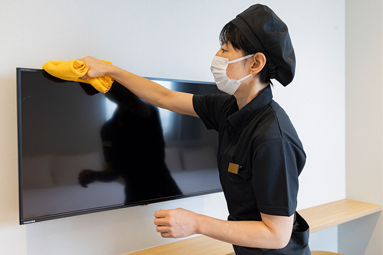 客室清掃について